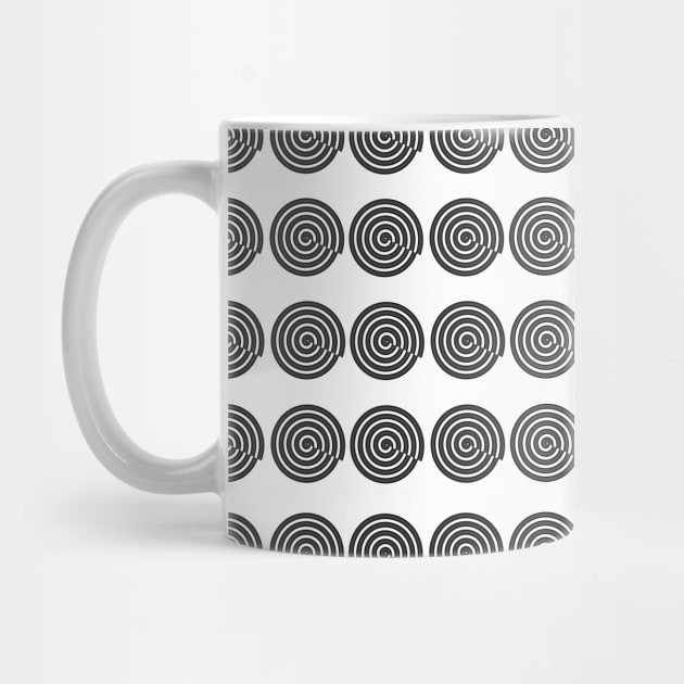 Black and white SPIRAL Patterns by Design to express